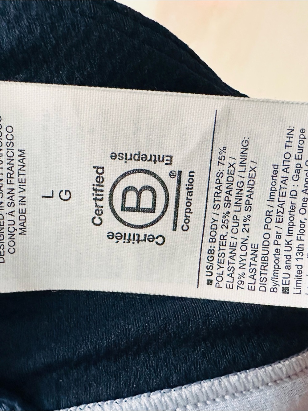 Athleta Train Free Sports Bra A-C Two Colors Light and Dark Blue Medium-impact - Picture 7 of 15